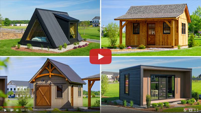 Cabin Displays | Tour the A-Frame Cabin, Trapper’s Cabin, Gallatin Cabin, Serenity Cove
