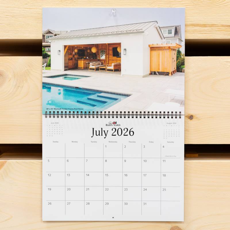 The Barn Yard 2026 Calendar • July