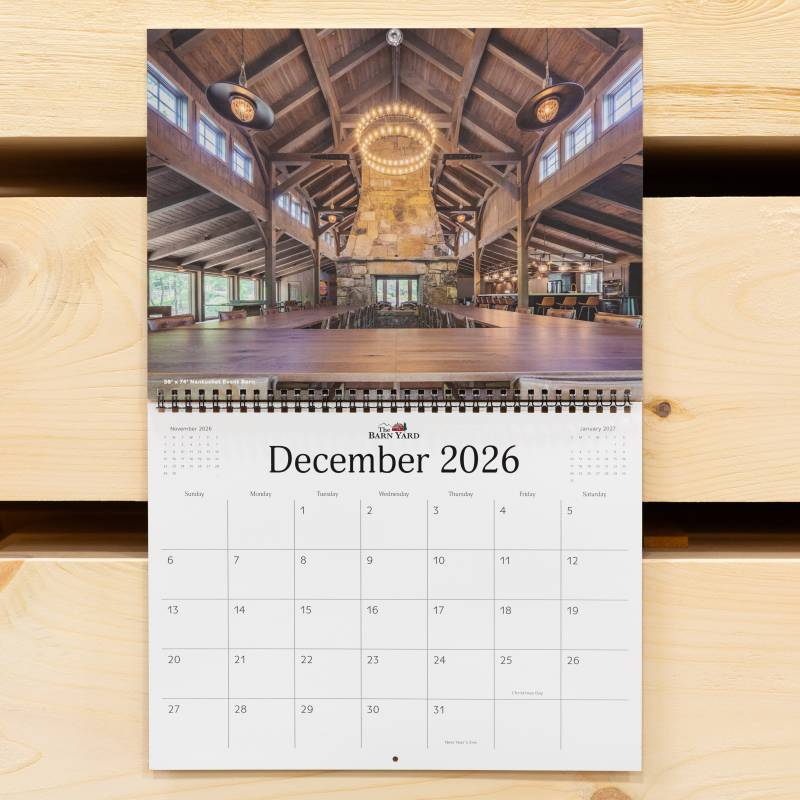 The Barn Yard 2026 Calendar • December