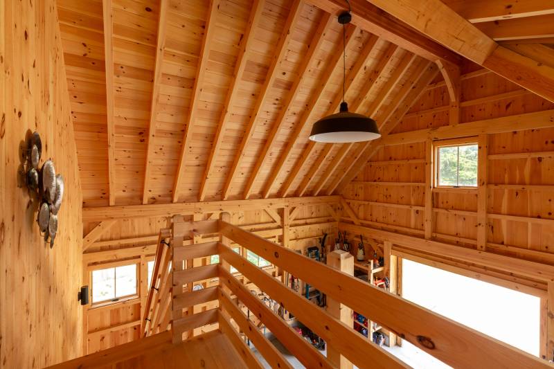 The view from the loft