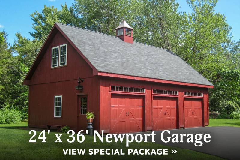 24' x 36' Newport Garage - View Special Package