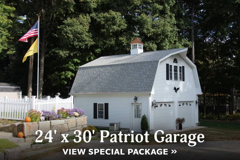 24' x 30' Patriot Garage - View Special Package