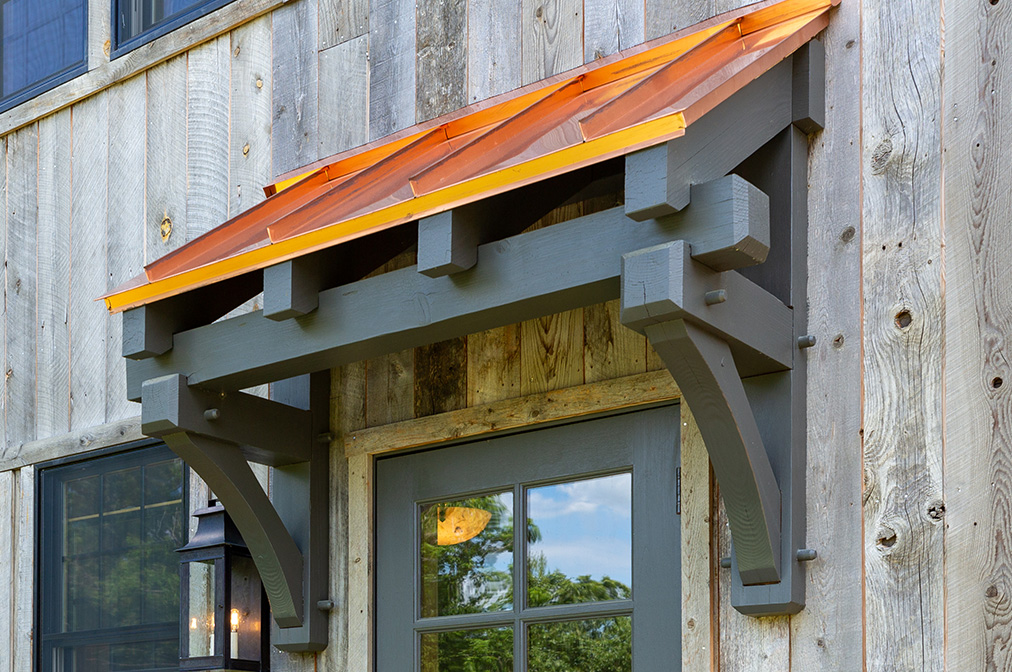 4' Timber Frame Eyebrow Roof