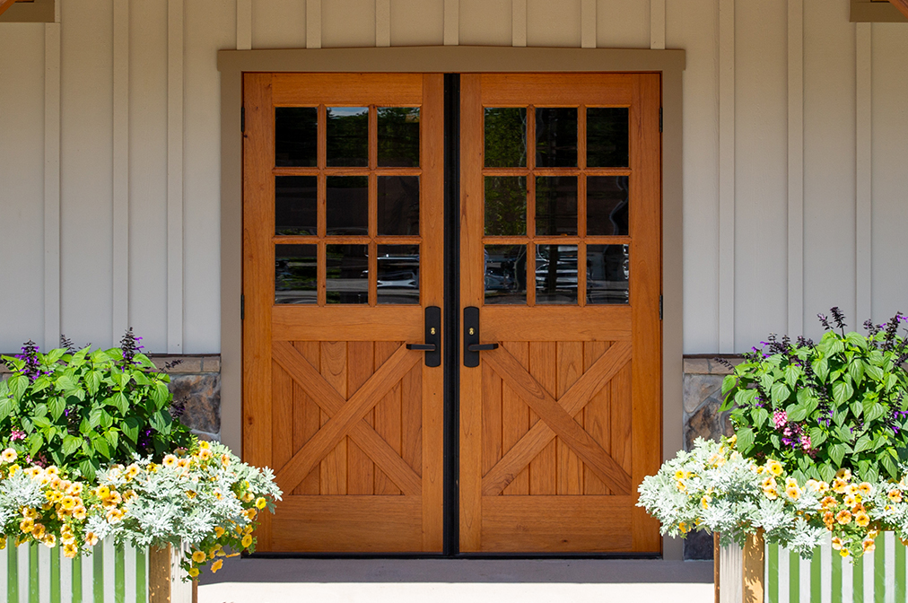 Spanish Cedar Double Entry Door